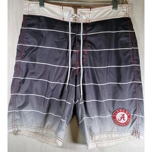 Alabama Crimson Tide Board Shorts Swim Trunks Men's Medium NCAA Blue  Fade Draw‎
